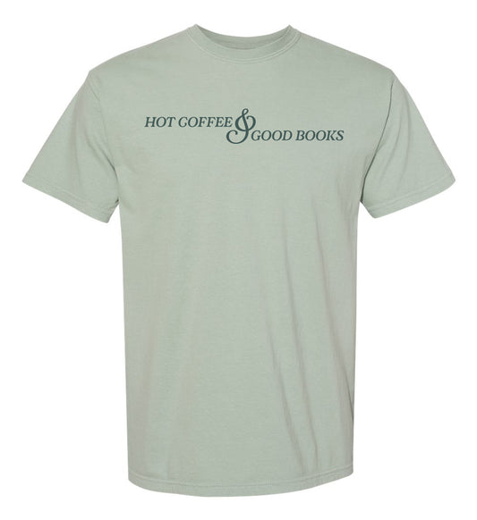 Hot Coffee & Good Books Tee image 0